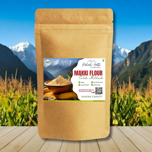 Cold Milled Makki Aata | Maize Flour Pahadi Hatti (पहाड़ी हट्टी)
