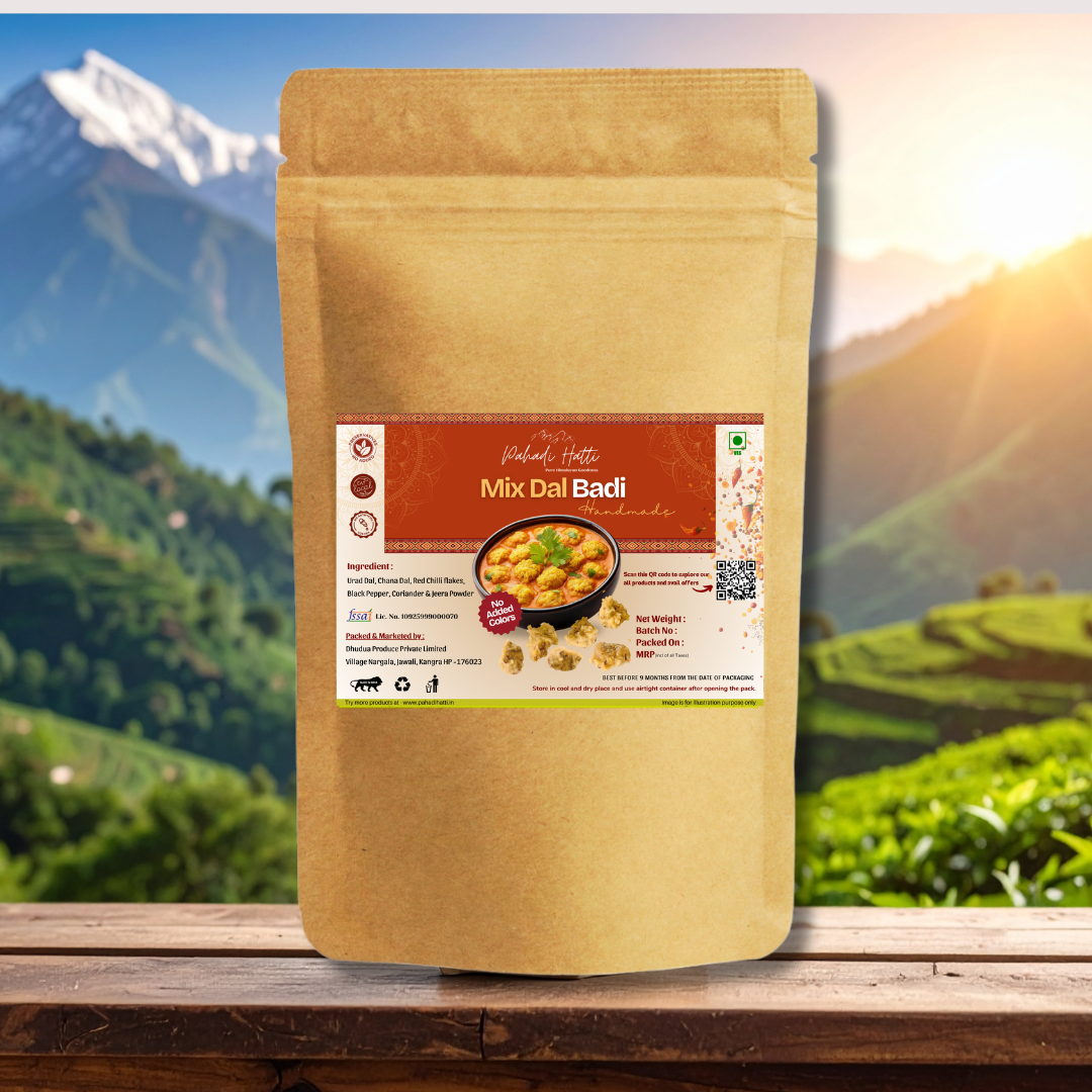 Kangra Mix Dal Badi | Urad Dal + Chana Dal | Pahadi Flavour Pahadi Hatti (पहाड़ी हट्टी)