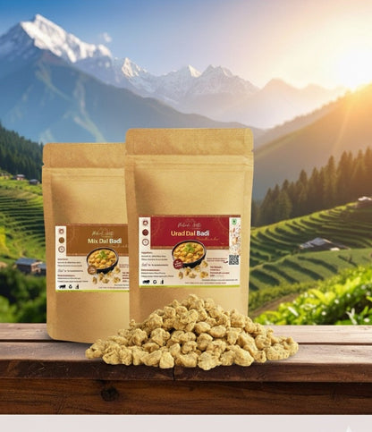 Kangra Badi Combo | Urad Dal + Mix Dal (2 Varieties) Pahadi Hatti (पहाड़ी हट्टी)